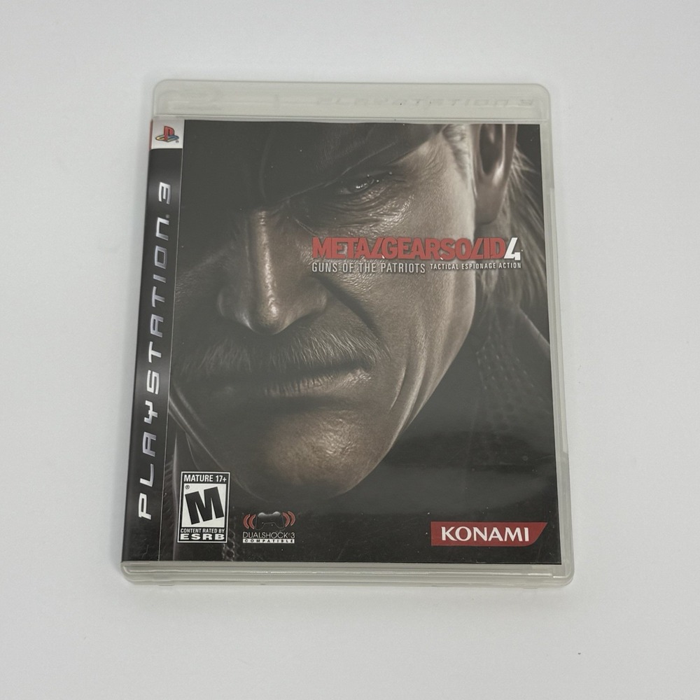 Metal Gear Solid 4: Guns of the Patriots (Sony PlayStation 3, 2008) PS3 CIB